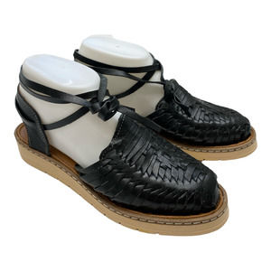 Timbiriche Leather Huarache Sandals Sz8
